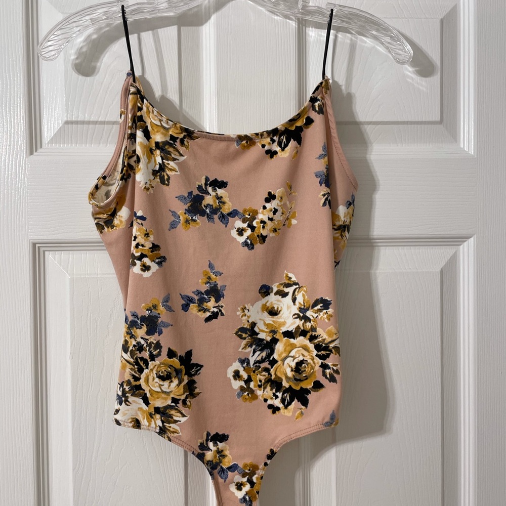 LARGE BODYSUIT Polly&Esther Baby Pink Floral